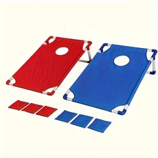 점핑볼샌드백 던지기 게임 보드 훈련 장난감 바운싱 세트 야외 스포츠, 02 Blue and Red