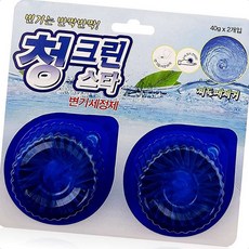변기관리 화장실청소 청그린스타 2P 변기세정제 악취제거 살균 소독 세척제 청크린