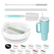 대용량 텀블러 호환 밀폐뚜껑 20oz 30oz 40oz 교체뚜껑 887ml 591ml 1180ml, 그린, 1세트