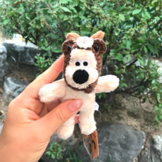 [공식정품] 그로밋키링 12cm 미니 인형 가방 키링, 1개, 05.곰돌귀돌이그로밋