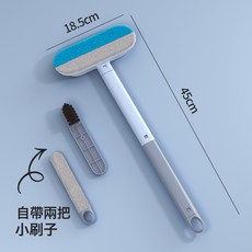 貓毛清理器地毯毛髮吸附神器, 1個, 除毛刷:兩節手柄