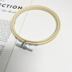 헤세드 대나무 원형 자수틀 수틀, 1개