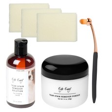 Eye Envy 淚痕清潔套組 貓狗祛淚痕清潔禮品套裝 贈化妝棉片, 1套, 8 fl. oz. (237ml)