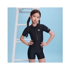 아레나 모노풀 아동 3부 반신슈트 키트 A6SG1KG02BLK