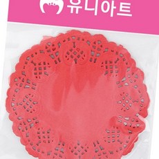 (올핀) 유니아트 칼라종이레이스 중 빨강 - 개 (1개입)