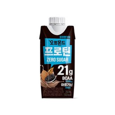 오트몬드 프로틴 제로슈거 쿠키앤크림 250ml, 9개