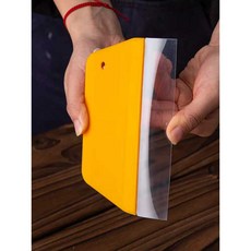 케이크 대형 베이킹 소프트 아이싱 스크레이퍼 제과제빵 스크래퍼, 1개, 크림+8인치 직각 스패튤라