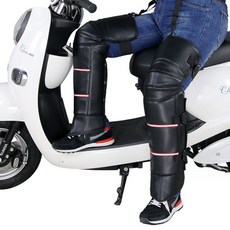 오토바이 방한 보호대 70cm 라이더 겨울철 무릎 보호 가죽장갑