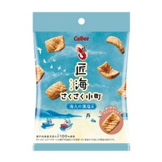 UHA 미각당 오사츠도키 65g 시오버터맛, J. 수제 김 소금 새우칩 쌀과자 포함 20g