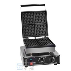 營業用方型四格薄片鬆餅機｜列日鬆餅布魯塞爾鬆餅比利時鬆餅格子鬆餅｜商用實體店面, 四方型小方塊薄片鬆餅機 如圖右,110V保固半年