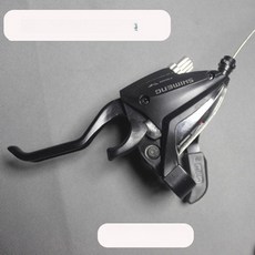 두발자전거손잡이 자전거 변속기 기어 그립 시프트 레버 사이클 속도 제어 핸들 바 시프터 브레이크 라이딩, 1개, 500 왼쪽 3단
