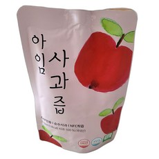 신선한 과일 100% 쥬스 진한 사과 풍미 고품질 HACCP 인증 아기사과즙 110ml 30포 1개, 30개