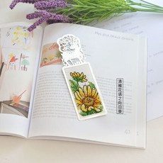 새로운 020 공예 Stich 크로스 스티치 책갈피 크리스마스 플라스틱 패브릭 바느질 자수 공예 크로스 스티치 키트 계산, 하늘색, 1개