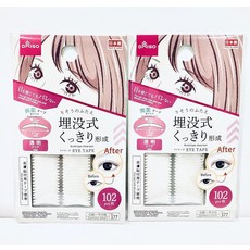 Daiso 일본 이중 접이식 눈꺼풀 테이프 | 102개 | 양면 포인트(2개 세트), Daiso 일본, 이중 접이식 눈꺼풀 테이프 | 102
