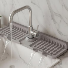 멜틱 물빠짐 실리콘 배수매트, 1개, 그레이