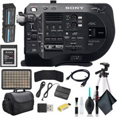 웹캠 줌 유튜브 노트북 소니 PXW-FS7M2 XDCAM 슈퍼 35 카메라 시스템120GB 메모리 카드 가방 삼각대 LED 라이트 마이크 등 포함, 웹캠 줌 유튜브 노트북 소니 PXW-FS7M2 XDCA