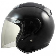 【GP-5 616】時尚R帽 通風 小貓耳 雙導流 經典不敗款安全帽 安全帽 內襯全可拆洗 抗UV鏡片, 亮黑