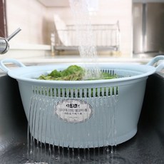 니본 싱크대설거지통-다용도워시터브, 니본 싱크대설거지통-스카이블루