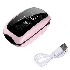 산소포화도측정기 휴대용 손끝 맥박 산소 농도계 가정용 USB 충전식