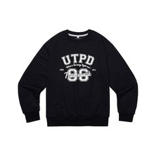 UNTAPPED STUDIO UTPD 96 아치 소프트 테리 맨투맨 티셔츠 블랙 275906