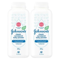 존슨즈베이비 콘스타치 파우더 오리지날향 클래식, 200g, 2개