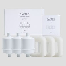 프로젝트21 선인장정수기 정수필터3p & 폼필터3p 세트 200576, 프로젝트21 선인장정수기 정수필터3p & 폼필터3p 세