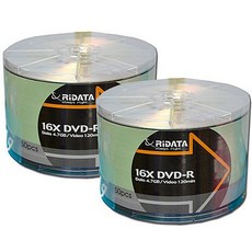 RIDATA 錸德 DVD-R 光碟片 (16X 4.7GB) (50片/桶), 1個