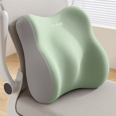 빈트유 자세교정 사무용 메모리폼 쿠션 치질방석, 허리쿠션, 그린