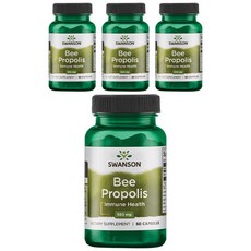 SWANSON 斯旺森 蜂膠膠囊 550mg, 60顆, 4個