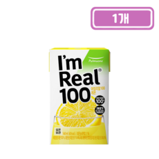 풀무원 아임리얼 100 레몬, 1개, 140ml