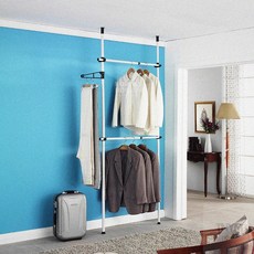 천장행거 2단 폴 행거 25mm