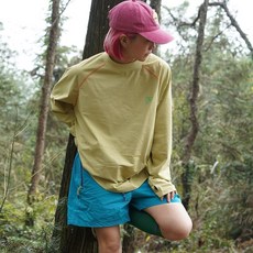 戶外休閒運動徒步登山速乾衣印花長袖T恤防曬男女款