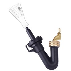 업소용 세병기 자동 병세척 유리잔 맥주잔 페트병 와인병 클리너 업소 연결, 황동 병 세척기 6-4인치 커넥터