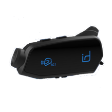 id MOTO BC1 藍牙5.0機車行車記錄器，WiFi連接手機，SONY星光級感光元件，IPX6防水, 黑色