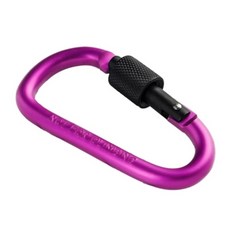 캠핑 비너 타프 연결 고정 링 1개 11cm 내하중60kg 알루미늄 합금 텐트 차박 D링 퍼플