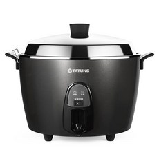 TATUNG 大同15人份不鏽鋼保溫按鍵電鍋-晶鑽灰 TAC-15T-NIG