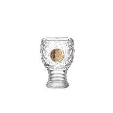 創意大容量足球造型玻璃杯 400ml 啤酒杯 牛奶杯 果汁杯, 透明色, 1個