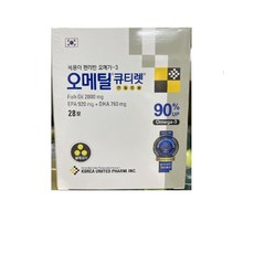 K.U.P晶球魚油，高濃度Omega-3，EPA 920mg + DHA 760mg，獨立包裝，韓國製造, 89.6g, 1個