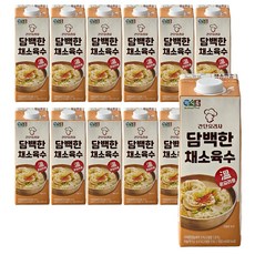 정식품 담백한 채소육수 950mlx12팩, 950ml, 12개