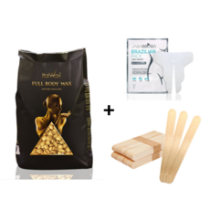 이탈 클레오파트라 풀바디 왁스 1kg 브라질리언 전신, 1개