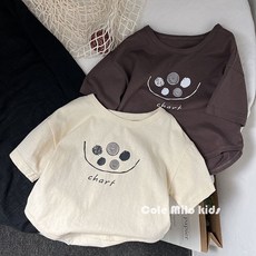 2025夏季新款洋氣男女中小兒童裝薄款純棉T恤上衣印花短袖打底衫