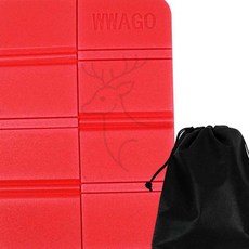 등산용 야외캠핑 폴딩미니방석 초경량 나들이용 접이식깔개 파우치 등산방석, 카키