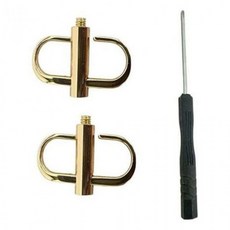 가방 스트랩 길이 조절 체인 연결 고리 2개 세트 가방스 트랩길이 쇼트너 부자재 소품 RAM, 1개, 골드2P