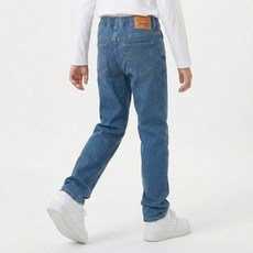 [국내매장정품] 리바이스 키즈 청바지 스트레이트핏 주니어 초등학생 여아 남아 데님바지