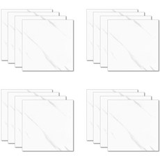 투데이리빙 16p 세트 붙이는 데코 타일 현관 주방 거실 벽면 폼블럭 대리석 시트지 욕실 화장실 바닥 스티커 접착식 셀프 시공 벽타일, 16개, 마블 화이트