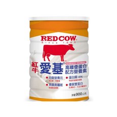 紅牛愛基高纖優蛋白營養素900g香草原味，高纖促進腸道蠕動，優質蛋白幫助肌肉生長，補充多種維生素和礦物質, 1個, 綠色香草口味,一罐900g