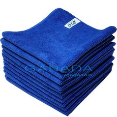 이지타올 FBZ 극세사 프리미엄 손걸레 40cm x 40cm 학교 사무실, 블루, 10개