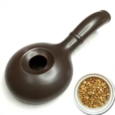 1pc 세라믹 커피 로스터 홈 구이 냄비 핸드 크랭크, KFS, 1개