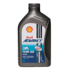 쉘 어드밴스 울트라 4T 15W 50 1리터 오토바이 엔진오일, 3개, 1L