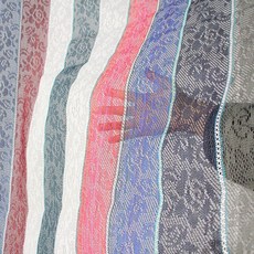 무지개 자가드 롱발 ll 레트로 빈티지 인테리어 소품 출입문 현관문발 업소용 커튼 창문 천발 긴문발